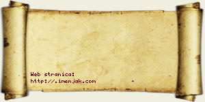 Latinka Crnoglavac vizit kartica